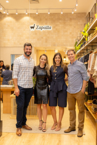 Osório e Sabrina Filipe com o casal Gabriela Pereira e João Luiz Pereira